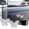 Shimmering Rhinestones Butterfly Car Sticker Sparklings Crystal Decal for Bumpers Window Laptop& DIY Auto Accessories