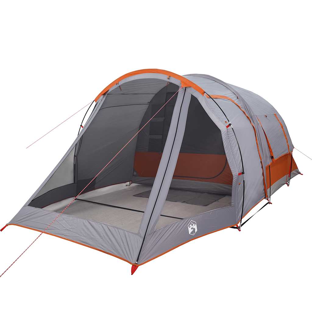 4 Person Tunnel Tent Gray Waterproof
