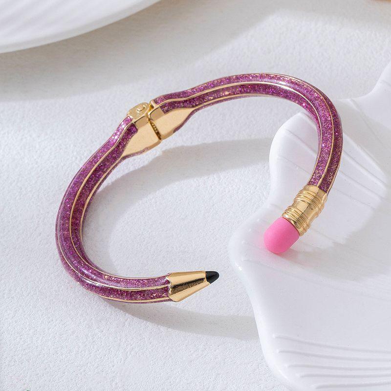 and Elegant Artistic Bracelet with a Unique European and American Light Luxury Design, Featuring a Pencil-Shaped Design That Is Fashionable and Trendy