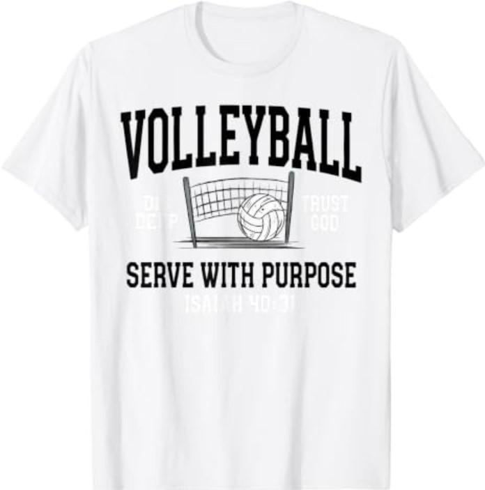 Volleyball Faith Christian T-Shirt