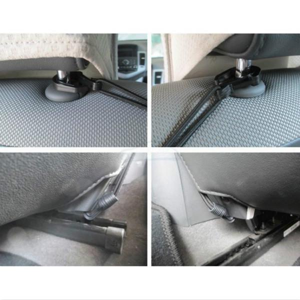 General Flexible Mesh Suitcase Car Organizer Seat Back Storage Mesh Bag KTY