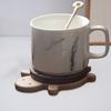 Wooden Turtle Coaster Anti-Scalding Kettle Tea Insulation Mat Dinnerware Cup Wood Table Pad for Kitchen Home Living Room Decoration