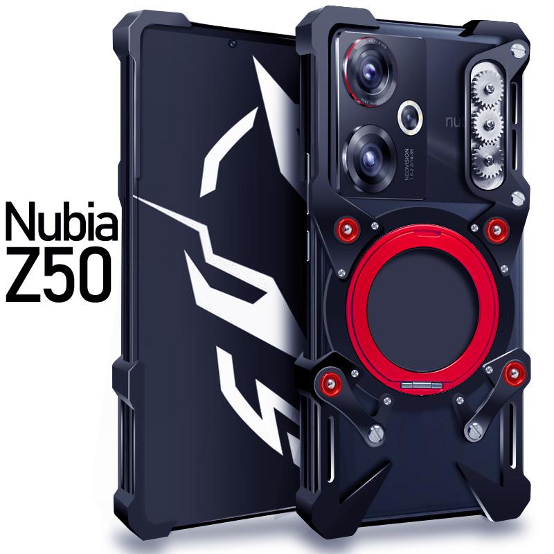 Luxury Thor Heavy Duty Armor Metal Aluminum Phone Case For Zte nubia Z80 Z70 Z70S Z60 Z50 Z40 Z30 Pro Ultra Fundas Coques Bumper