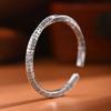Vintage Stainless Steel Bangle For Men Women Mobius Twisted Cuff Bracelet