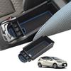 SKTU Toyota Aqua 2nd Generation Car Console Box Storage Tray with Rubber Mat Small Item Storage Coin Case Easy To Install Custom Parts Aqua Exclusive