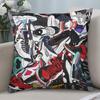 Sneaker Pillow Cover Basketball Shoe Pattern Decorative Throw Pillow Cases Cushion Cover Sneaker Pillowcase Square Hidden Zipper Cozy Soft for Couch