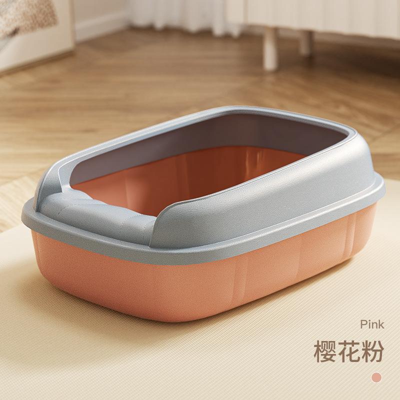 Полузакрытый лоток для кошачьего туалета, очень большой, новый, с защитой от брызг, туалет для кошачьего дерьма, непроницаемый для запахов, товары для животных