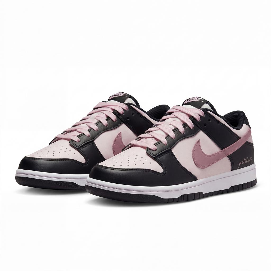 Nike Dunk 'BlackPink Sugar Mist Berry Ice Abrasion Resistant Low top Skateboard Shoes Unisex Black Pink DD1503-101(Team210-S-BOX)