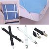 2Pcs Hidden Strap Tablecloth Clips Fasteners Table Cloth Holder Clips Adjustable Elasticity Picnic Tablecloth