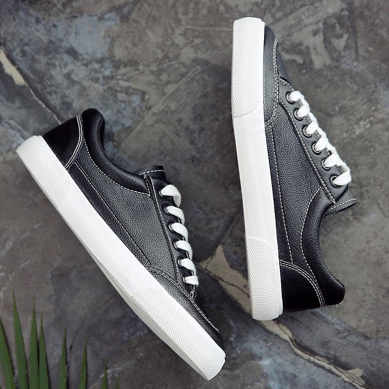 Весна 2024 года, новый стиль, модные мужские низкие парусиновые туфли