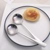 Прочные кофейные ложки из нержавеющей стали с длинной ручкой, ложки для размешивания эспрессо, изысканные аксессуары для домашнего кафе, десертная ложка