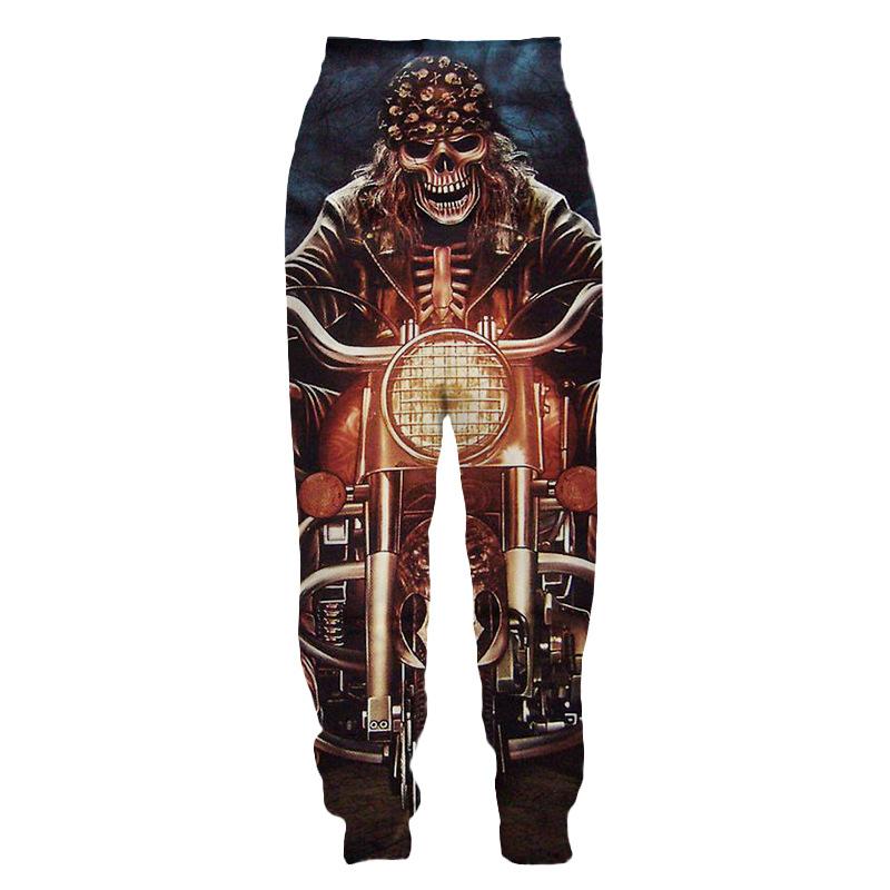 Spring Autumn Men's Pants Fashion Trousers Casual Man Sports Skull 3D Printed Streetwear Sweatpants Big Size Men Clothing S-6XL