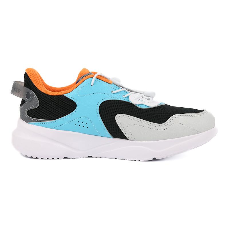 Li Ning Kids Sports Lifestyle Synthetic Leather Fabric Versatile Comfortable Breathable Shock Absorption Rebound Casual Shoes YKCU266-1