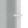 Interior Door 102.5 x 201.5 cm White Frosted Glass and Aluminum