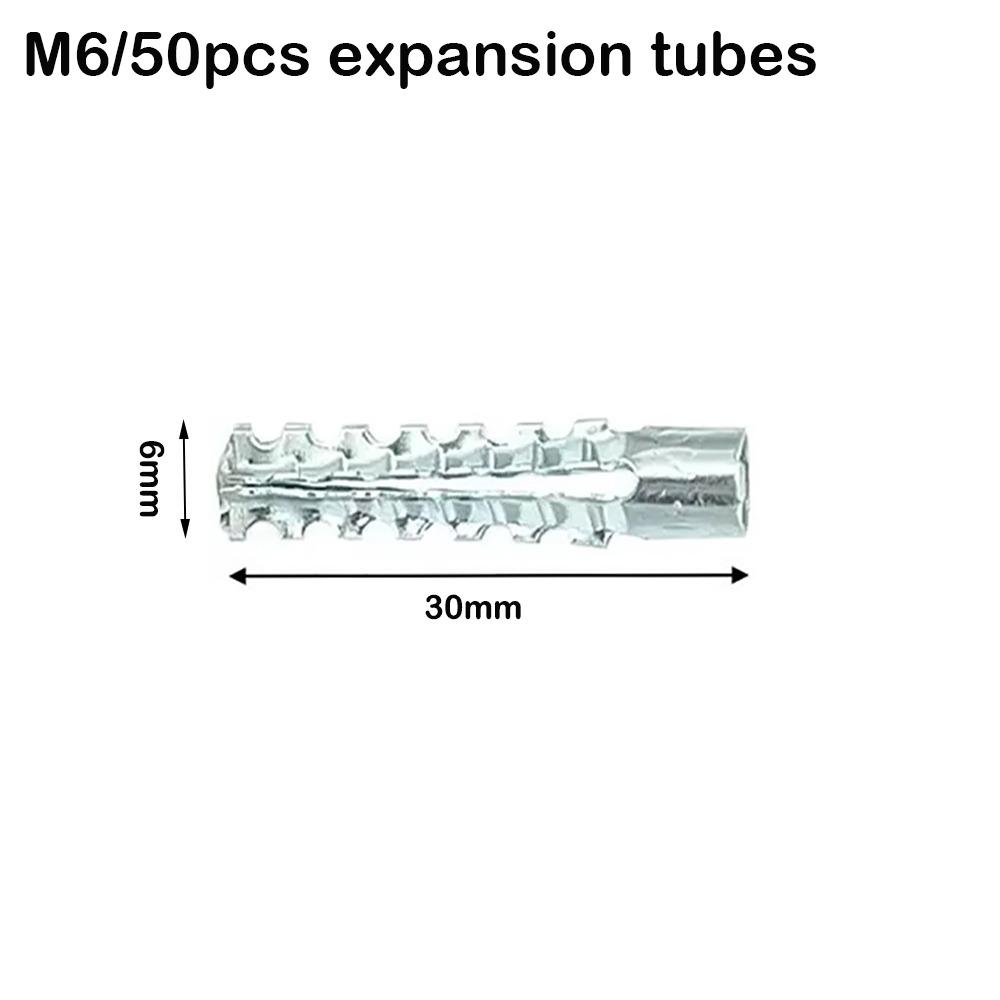Self Tapping Metal Expansion Tube Nails Serrated Wall Screws New Pipe Drilling Plug Concrete Wall