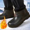 Зимние Сохраняющие Тепло Мужские Хлопковые Туфли Плюшевые Большого Размера Снежные Снежные Ботинки Для Улицы Движение Повседневные Снежные Ботинки Для Улицы Обувь для Мытья Машины