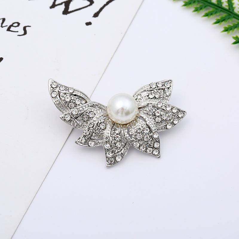 Брошь с инкрустацией из жемчуга и животного - мультяшный стиль, сплав, бижутерия в виде капли масла, для женщин