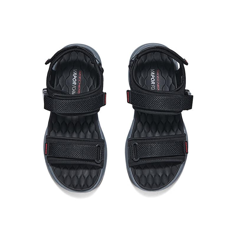 Skechers Удобные Повседневные Нескользящие Дышащие Универсальные Уличные Пляжные Сандалии Мужские сандалии Черный 232899-BLK