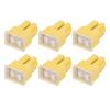10 Pcs Fuse Female Terminal Case 60A 32V Yellow Cartridge Fuse Replacement for Automobile Truck