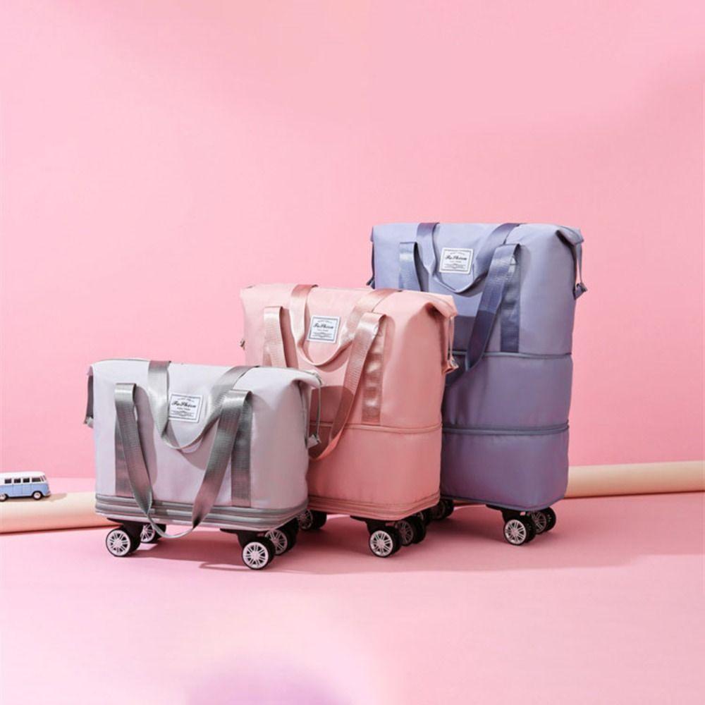 Складная дорожная сумка-тоут из ткани Оксфорд, спортивная сумка для хранения багажа, сумка для спортзала на колесах, для работы