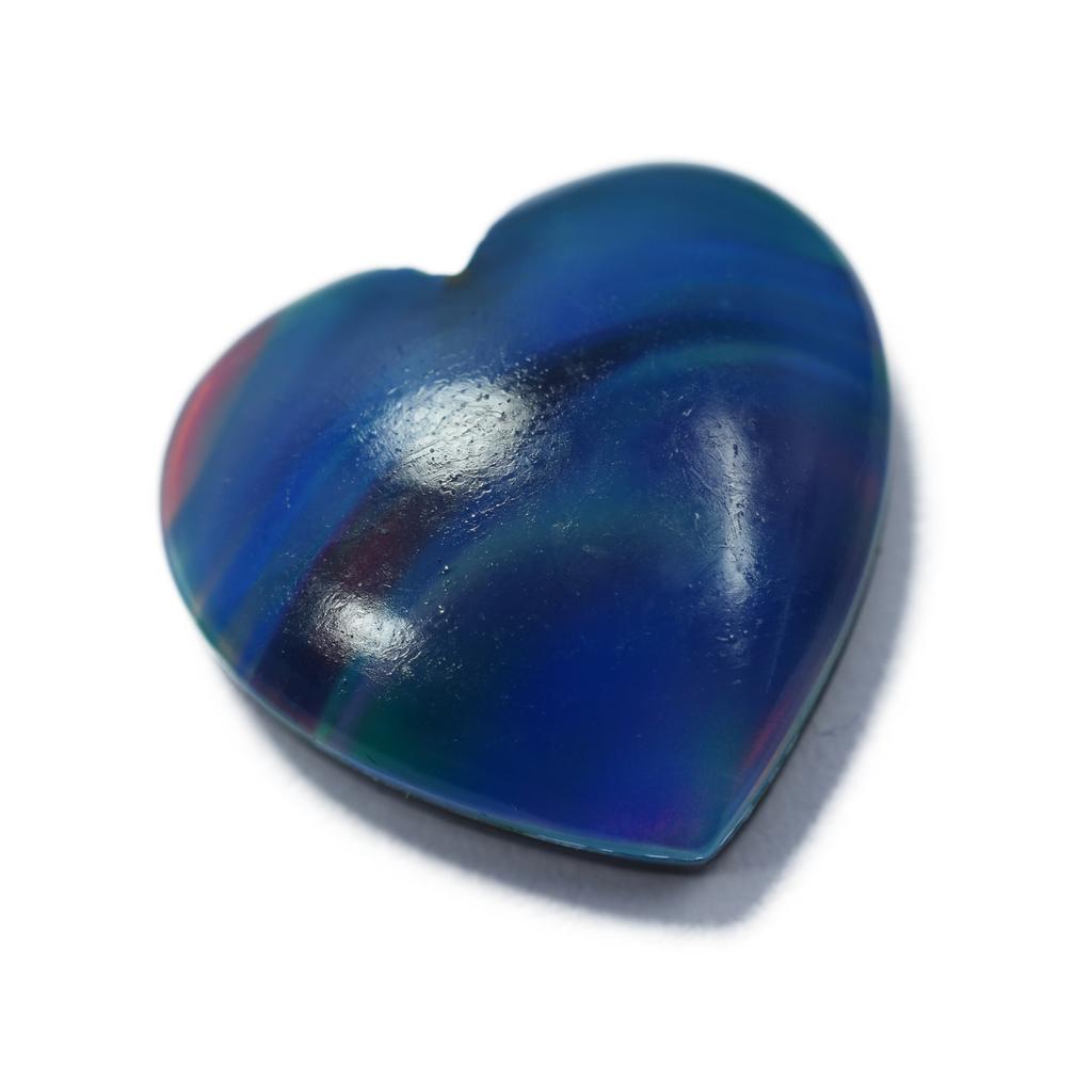 Heart Cut Lab-Created Doublet Opal 18.30 Ct Ring Size Loose Gemstone