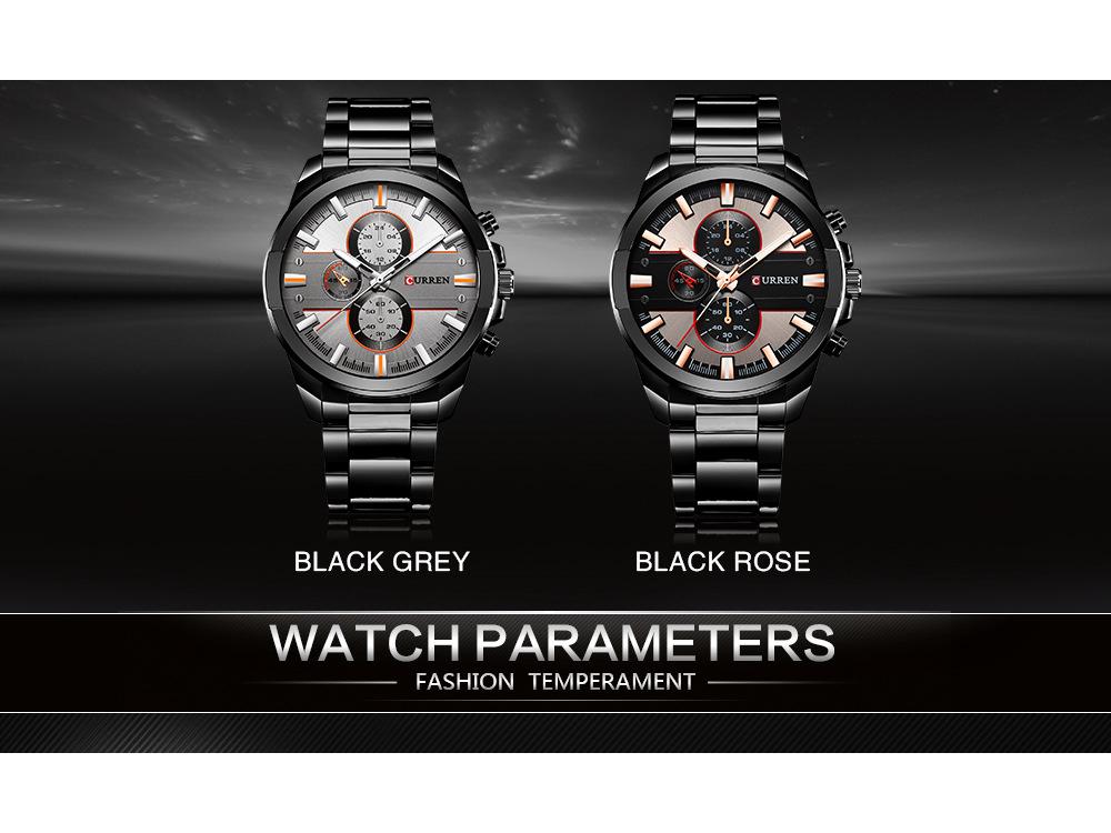 CURREN 8274 Men's Waterproof Business Casual Wristwatch