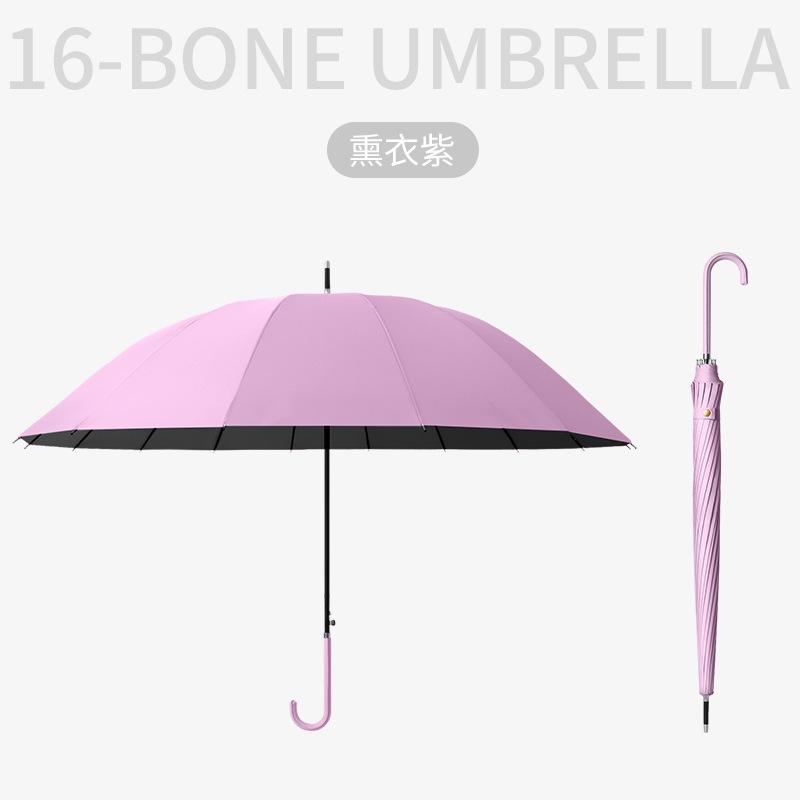 Зонт 16 костей зонт с длинной ручкой, литературный маленький свежий прямой зонт с рисунком