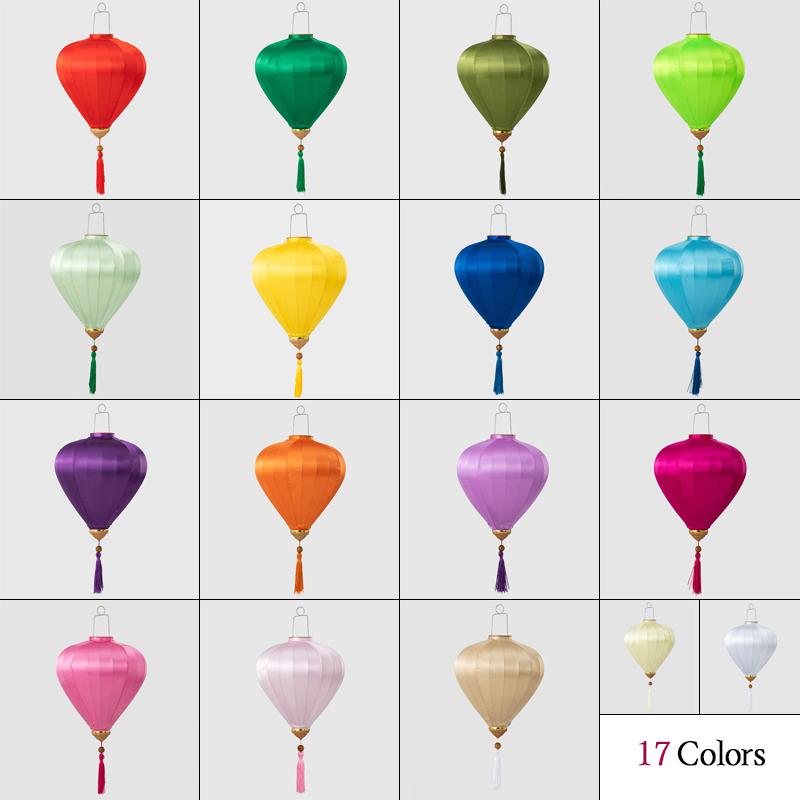 12/14 inch Chinese Ancient Style Lantern Satin Silk Palace Lantern Vietnam Mid Autumn Festival New Year Party Decor Lanterns