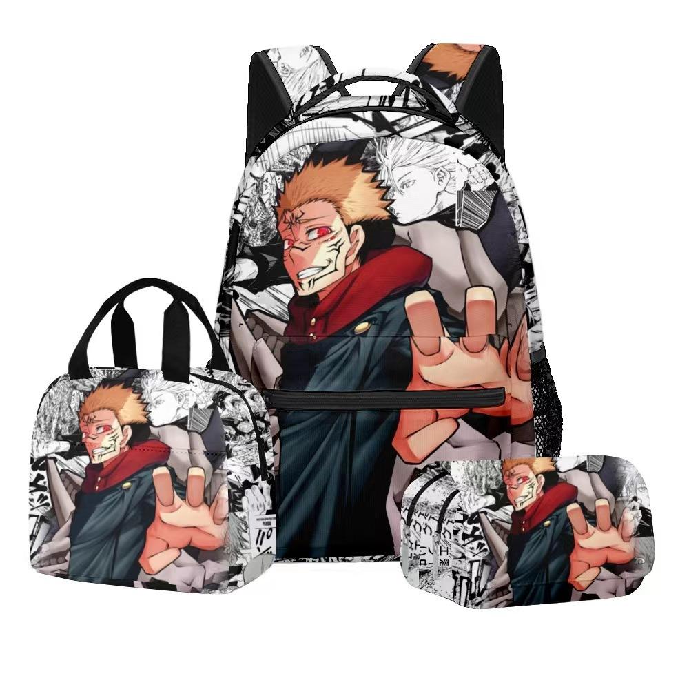 Jujutsu Kaisen Three piece student backpack set