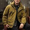Мужская ветрозащитная водонепроницаемая пуховая куртка - Зимнее тепло, Коллекция 2025