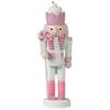 5PCS Vintage Soldier Doll Macarone Powder Handcraft Figurine Christmas Nutcracker  Office Decor