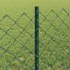 Chain Link Fence with Posts 10 x 0.6 m (W x H)
