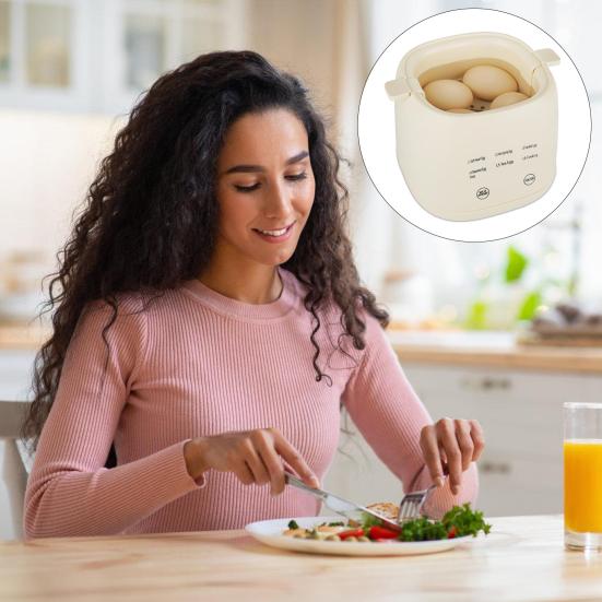 Electric Egg Boiler Design Timer Auto Touch Screen Shut-off Sound Reminder Food Grade