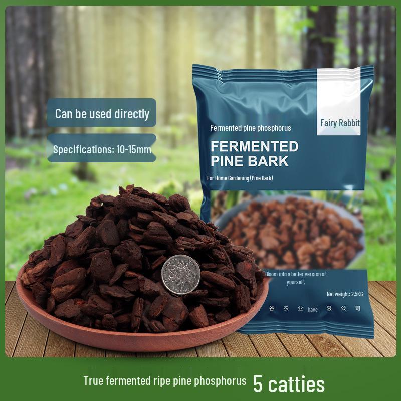 Special Fermented Pine Bark Substrate for Clivia, Phalaenopsis, and Dendrobium Orchids, New Zealand Bark for Top Dressing