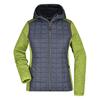 James and Nicholson Womens/Ladies Knitted Hybrid Jacket