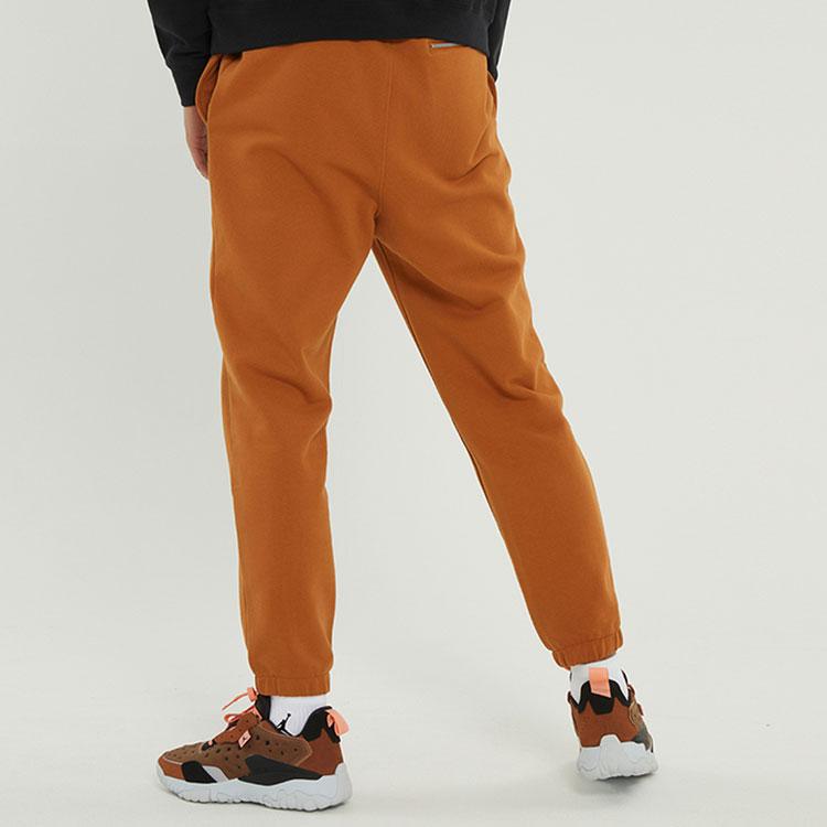 Jordan Essentials Statement Knitted Sweatpants Men's Brown Thickened Cuffed Pants DA9813-241