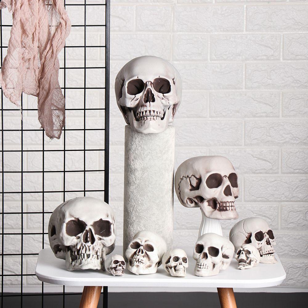 1PC High Quality Home Decor Party Decoration Hanging Decor Skull Head Human Skeleton Halloween Props