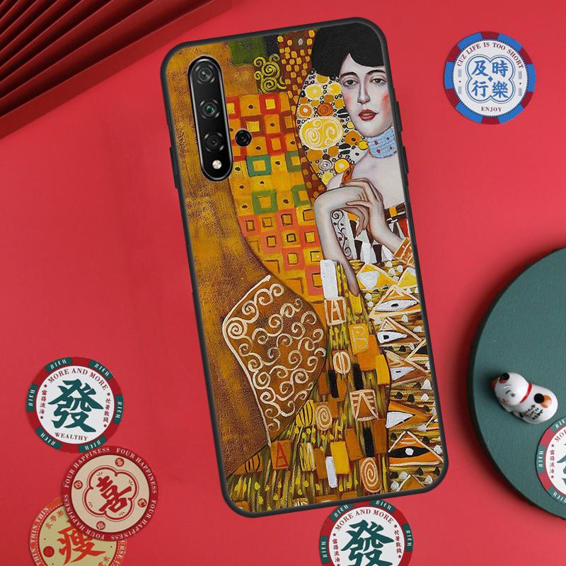 Поцелуй Густава Климта Для Huawei Nova Y73 Y72 Y61 Y91 Y90 Y70 Y60 12s 12i 11i 8i 9 10 SE P60 Pro P30 P40 Lite Чехол