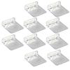 10 Pcs Angle Bracket Galvanized Angle Holder Corner Brace for Electric Fencing System Round Rod