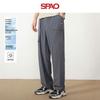 Мужские корейские дышащие летние брюки-карго SPAO с широкими штанинами и принтом медведя