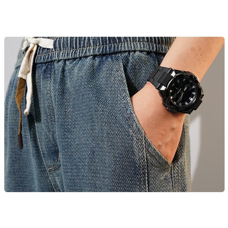 Мужские свободные прямые джинсы весна-осень новый стиль звездное небо узор тонкие повседневные удобные джинсы