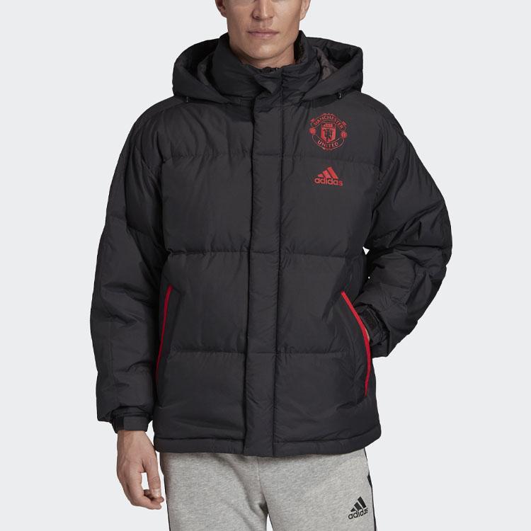 Adidas Манчестер Юнайтед SSP Пуховик Мужская Верхняя одежда Черный FP8435