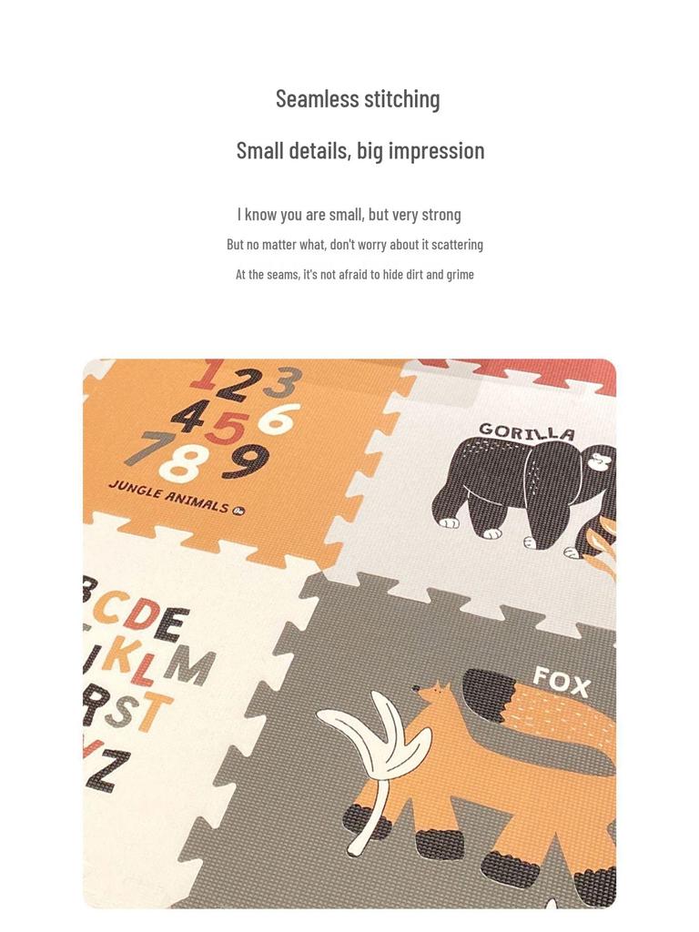 Beiyi Non-Toxic XPE Baby Crawling Mat: Thick, Odorless Foam for Infants and Kids.