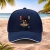 Japanese Ramen Bowl Cap With Cat Ears Noodles Adjustable Baseball Hat For Summer Casual Wear Themed Events