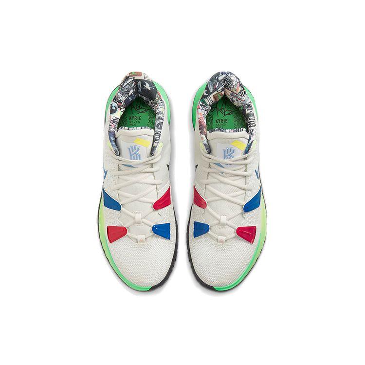 Nike Кроссовки унисекс Kyrie 7 EP Visions White Light-Bone Light-Green-Spark DC9121-001
