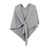 Women Knitted Shawl Scarf Solid Color Soft Warm Cardigan Cape Soft Texture Winter Shawl Casual Wear