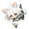 Брелки в стиле аниме Danganronpa V1, подвесное животное Dangan Ronpa, мужские аксессуары, подвеска для милой сумки, акриловое межслойное кольцо для ключей, подарок