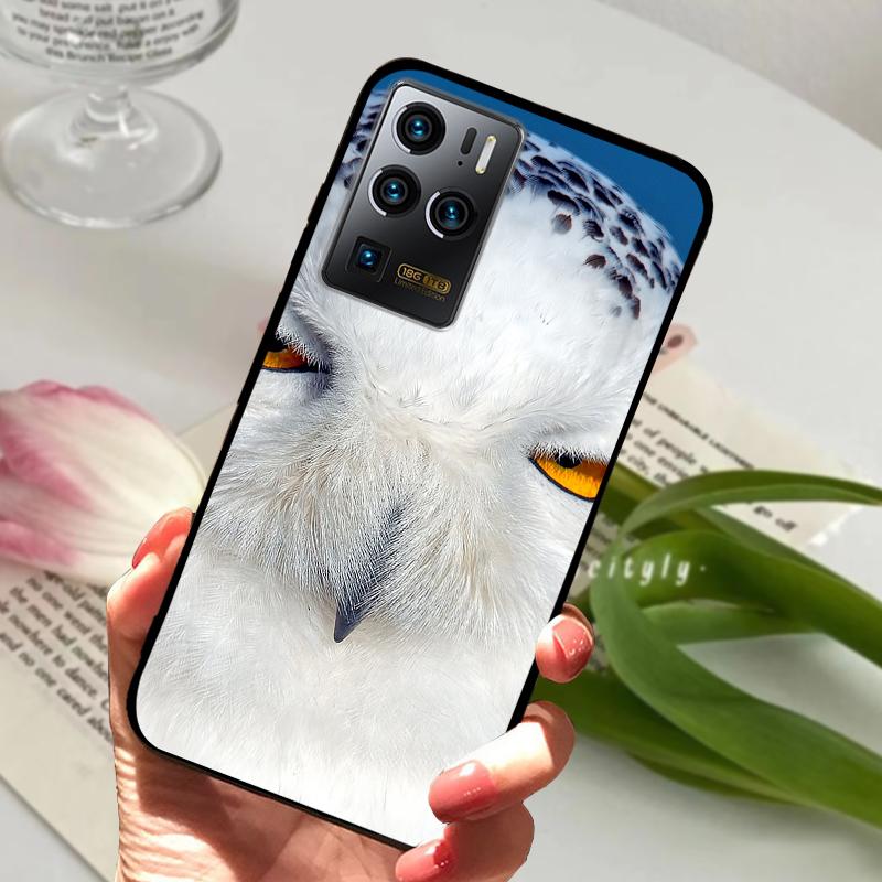 For ZTE Axon 30 Ultra Phone Case Axon30 Animals TPU Silicone Soft Funda Back Cover For ZTE Axon 30 Pro 30s Protector Cases Coque