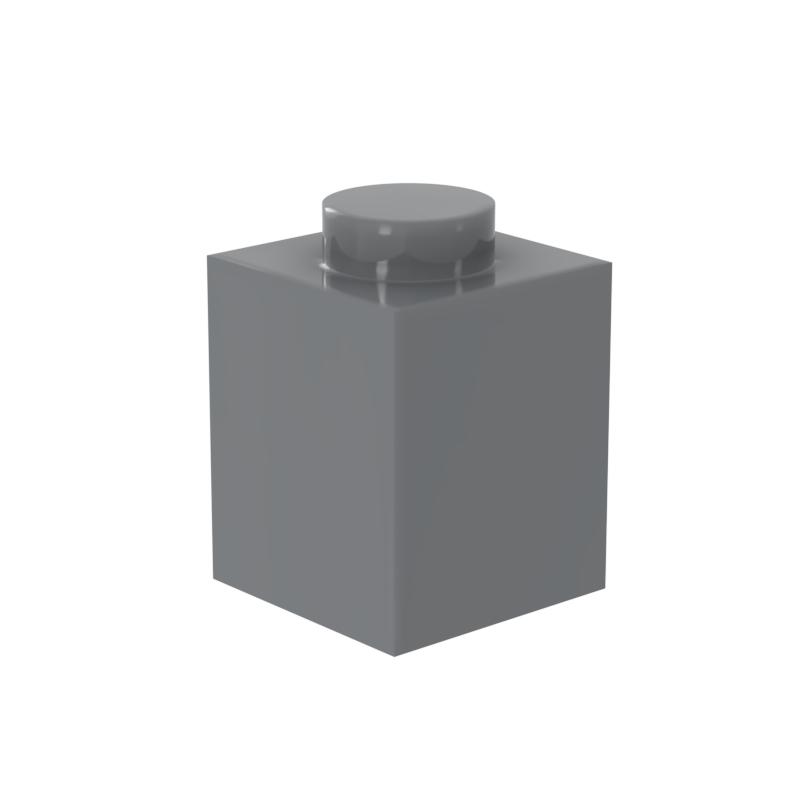 [FunBrick] 20 ШТ. Классические Строительные Блоки для DIY Толстые Фигурки Кирпичики 1x1 Точки Образовательные Креативные Совместимые с 3005 Пластик К