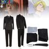 Костюм для косплея Санджи из One Piece, черный костюм для поклонников аниме